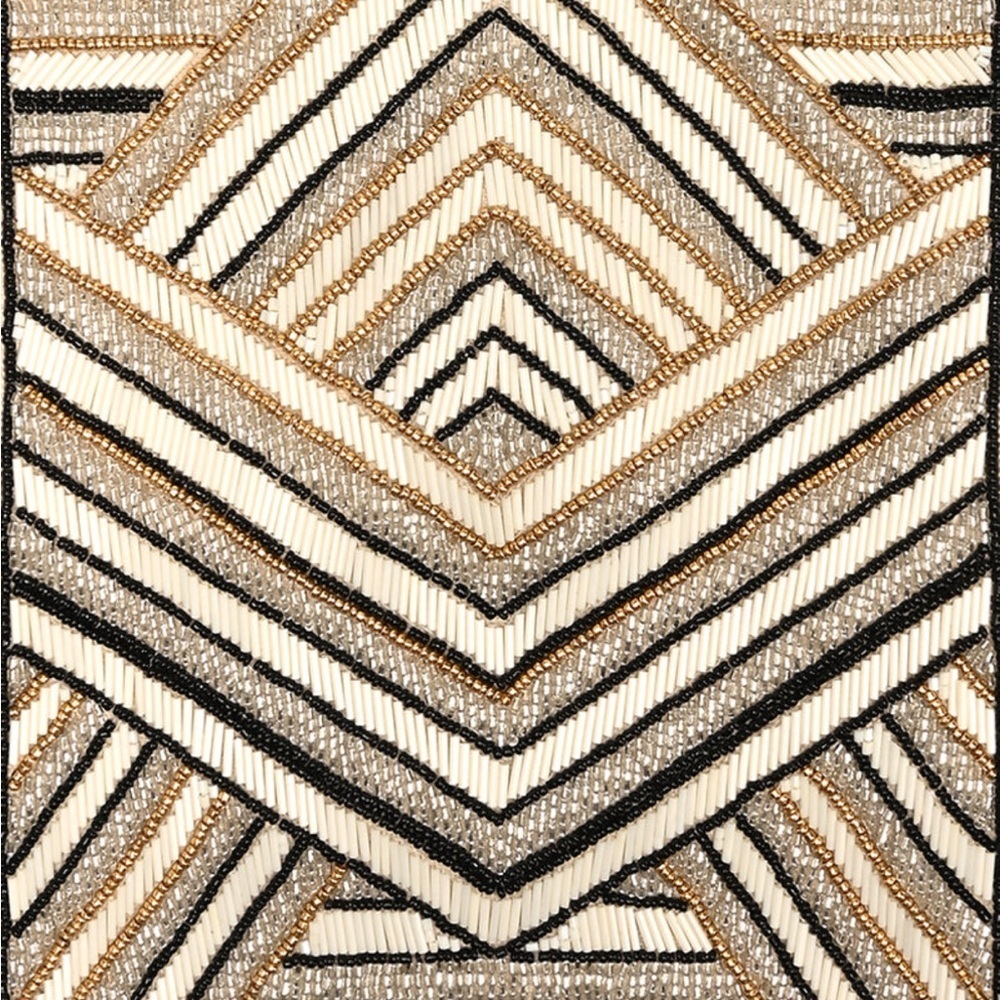 Geometric Beaded Patterned Tote Bag - image 6